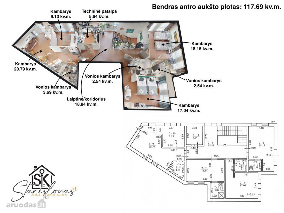 Parduodamas Pilnai Įrengtas Pastatas Su 6 - nuotraukos Nr. 16