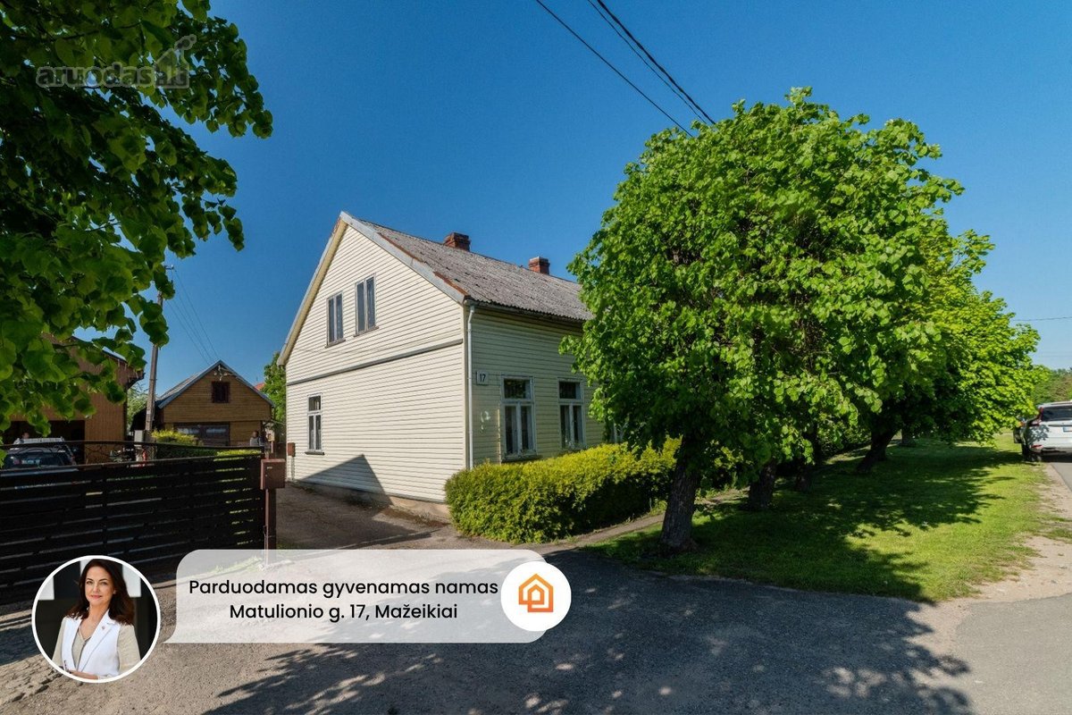 Parduodamas gyvenamasis namas Mažeikių mieste