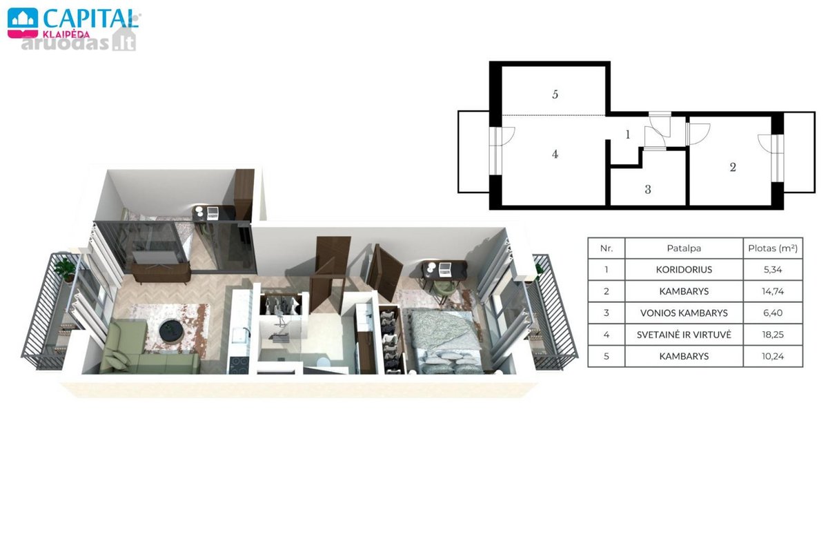 Parduodami Apartamentai Naujame Projekte - nuotraukos Nr. 18