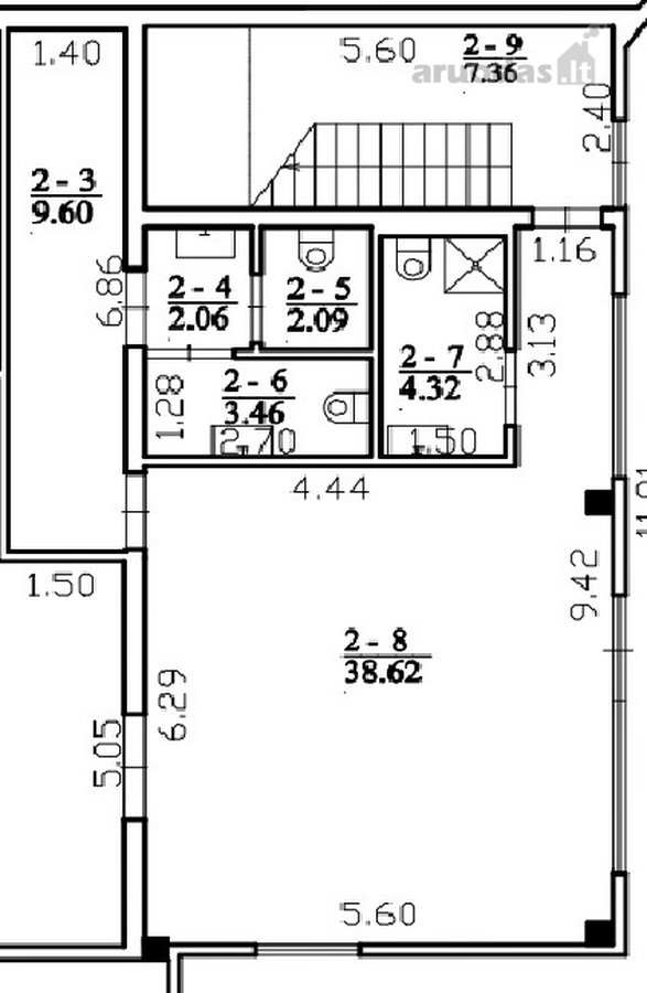 Nuomojamos Prekybinės - Administracinės - nuotraukos Nr. 9