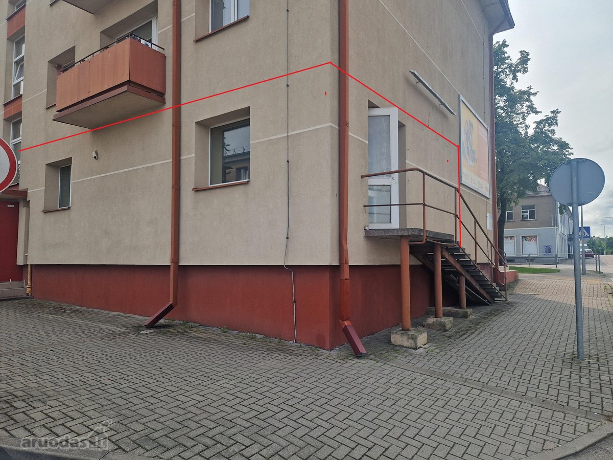 Parduodamos patalpos Kelmės miesto centre,