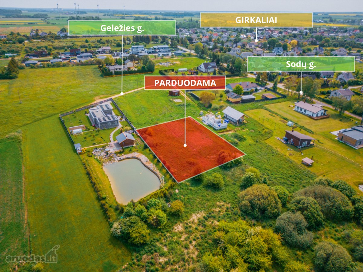 Parduodamas sklypas yra Girkalių gyvenvietėje - nuotraukos Nr. 6