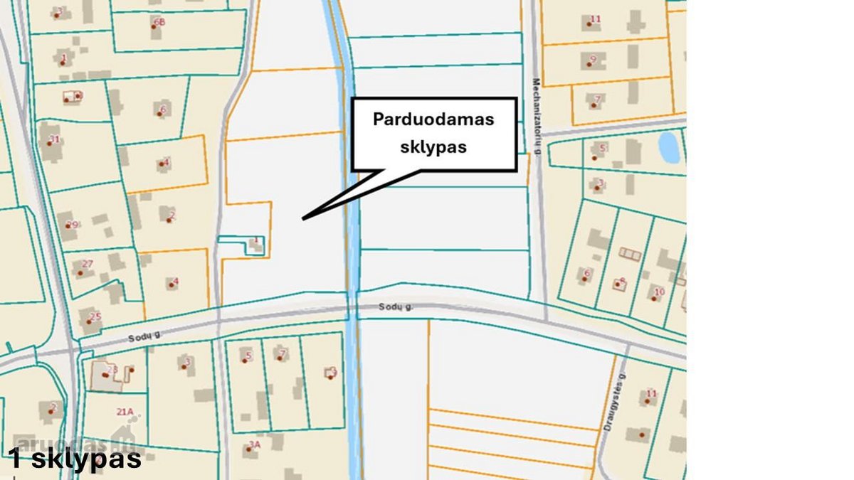 Parduodami du žemės ūkio paskirties žemės