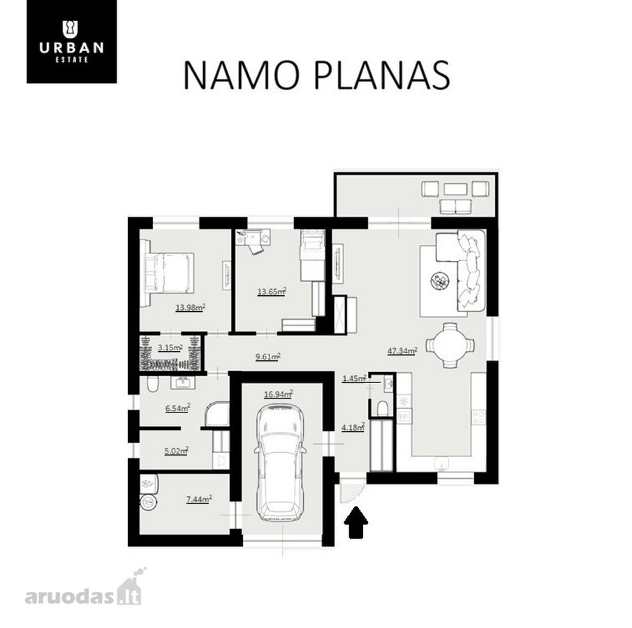 A++ Klasės Kokybiškos Statybos Šviesiai Ir - nuotraukos Nr. 22