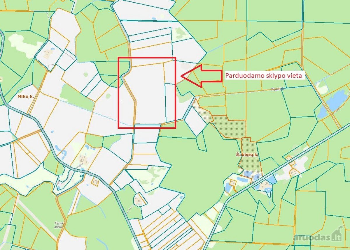 Parduodamas žemės ūkio paskirties sklypas - nuotraukos Nr. 4