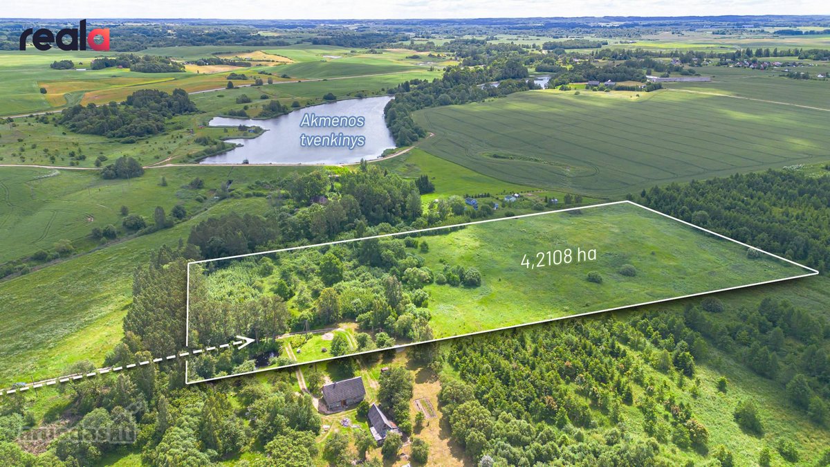 Parduodame daugiau kaip 4 ha sklypą Santakoje