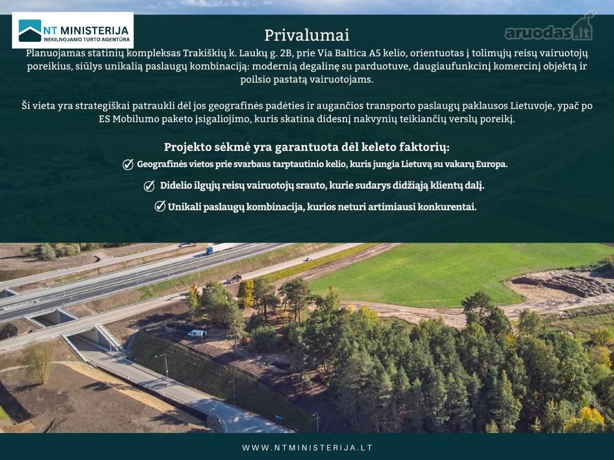 Parduodamas sklypas degalinės statybai prie - nuotraukos Nr. 6