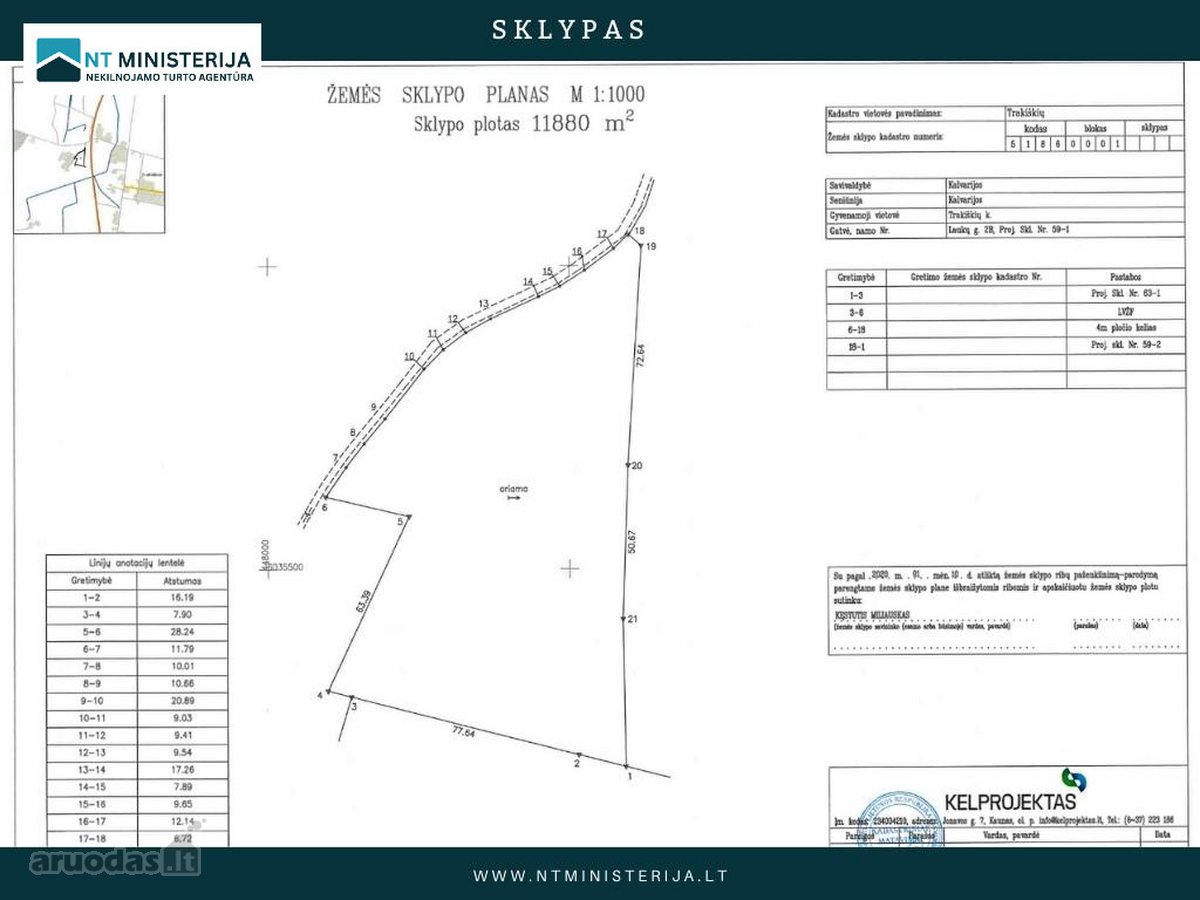 Parduodamas sklypas degalinės statybai prie - nuotraukos Nr. 7