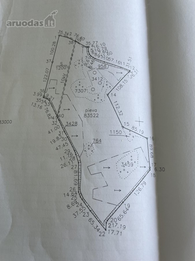 Parduodamas !0,4 ha sklypas, pievų ir - nuotraukos Nr. 4
