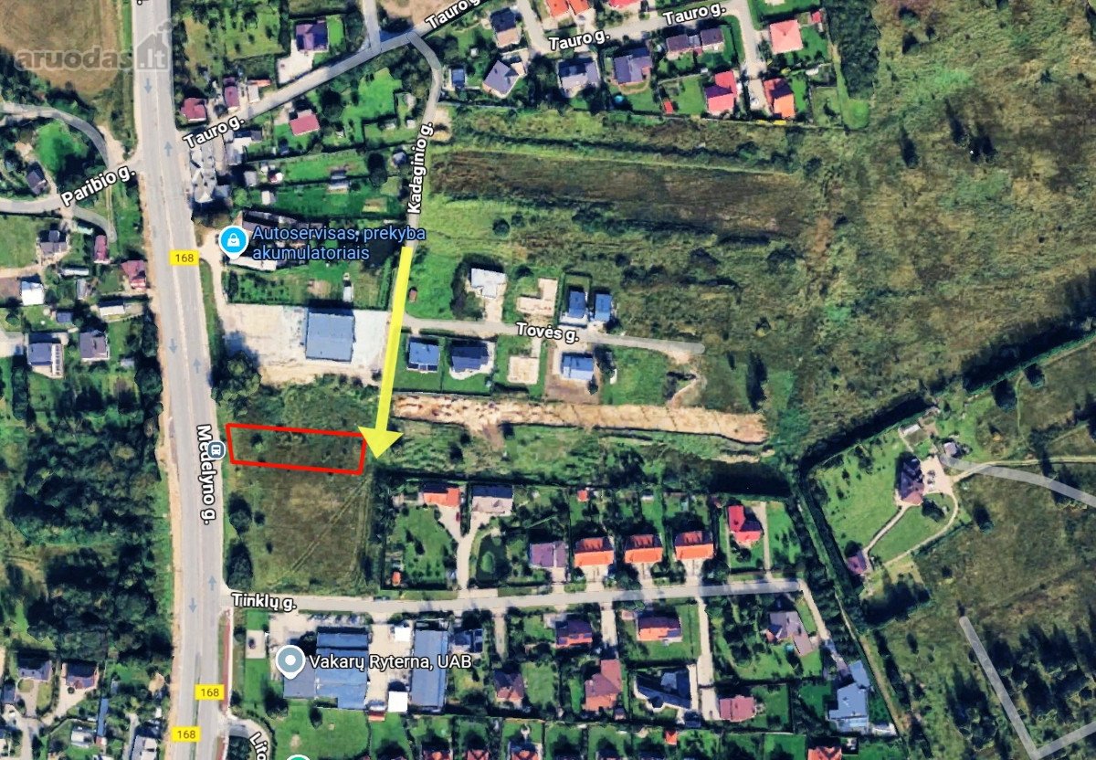 Kalotėje, Klaipėdos raj., parduodamas 15 arų