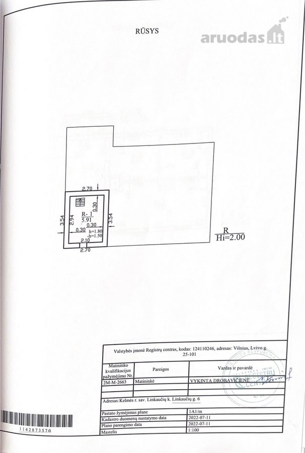 Parduodama tvarkinga, 3 kambarių 52,88 kv. m. - nuotraukos Nr. 26