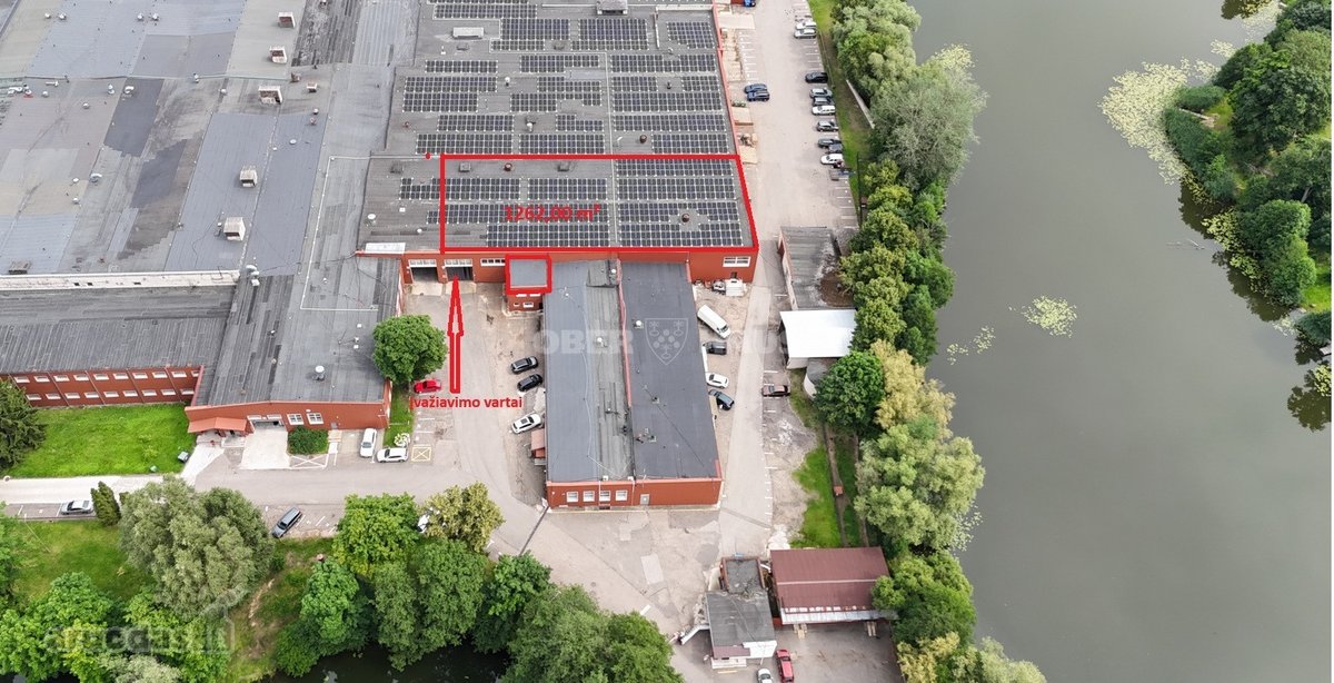 Išnuomojamos 642 m² ir 1262 m² ploto gamybos