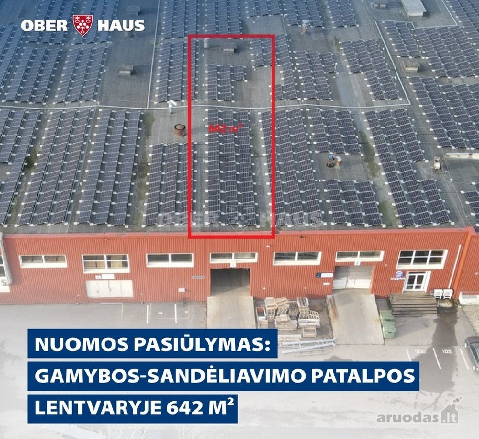 Išnuomojamos 642 m² ir 1262 m² ploto gamybos - nuotraukos Nr. 3