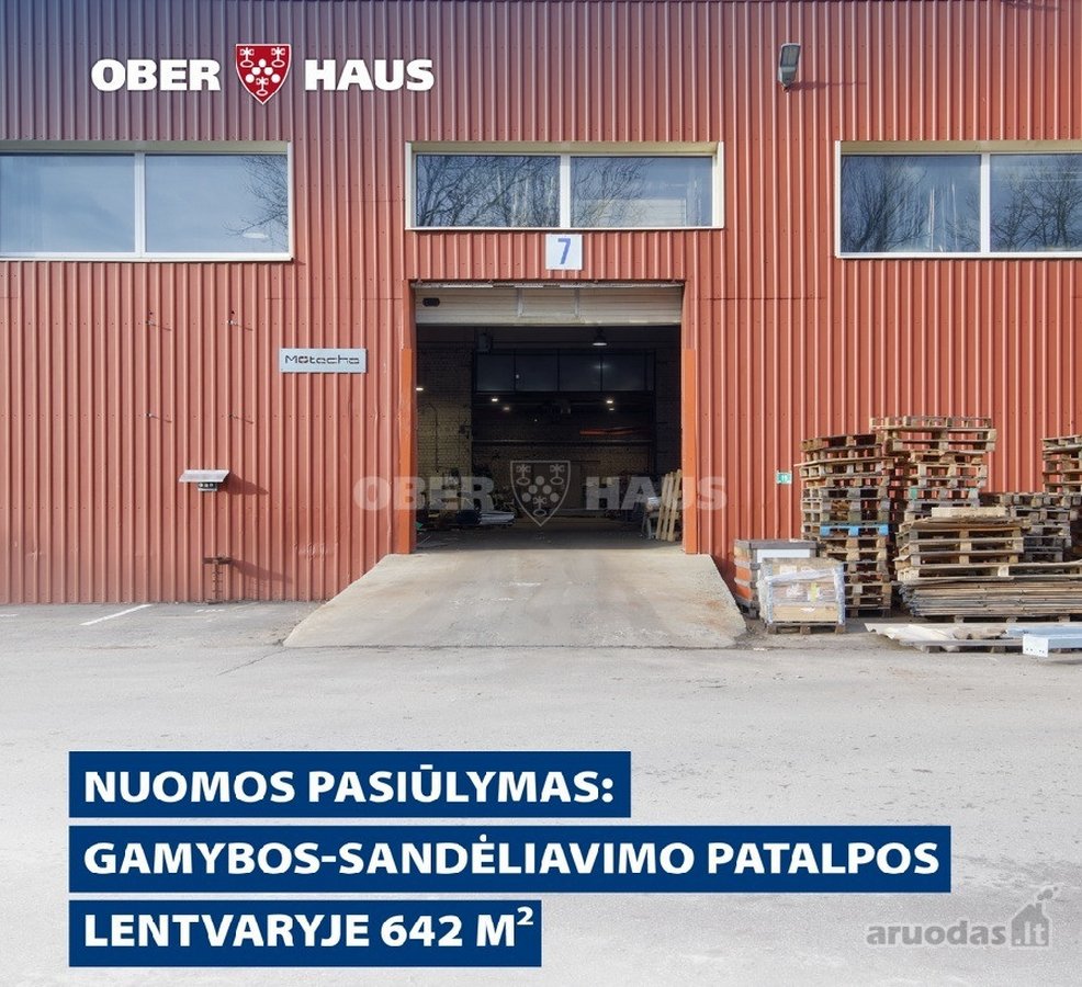 Išnuomojamos 642 m² ir 1262 m² ploto gamybos - nuotraukos Nr. 4