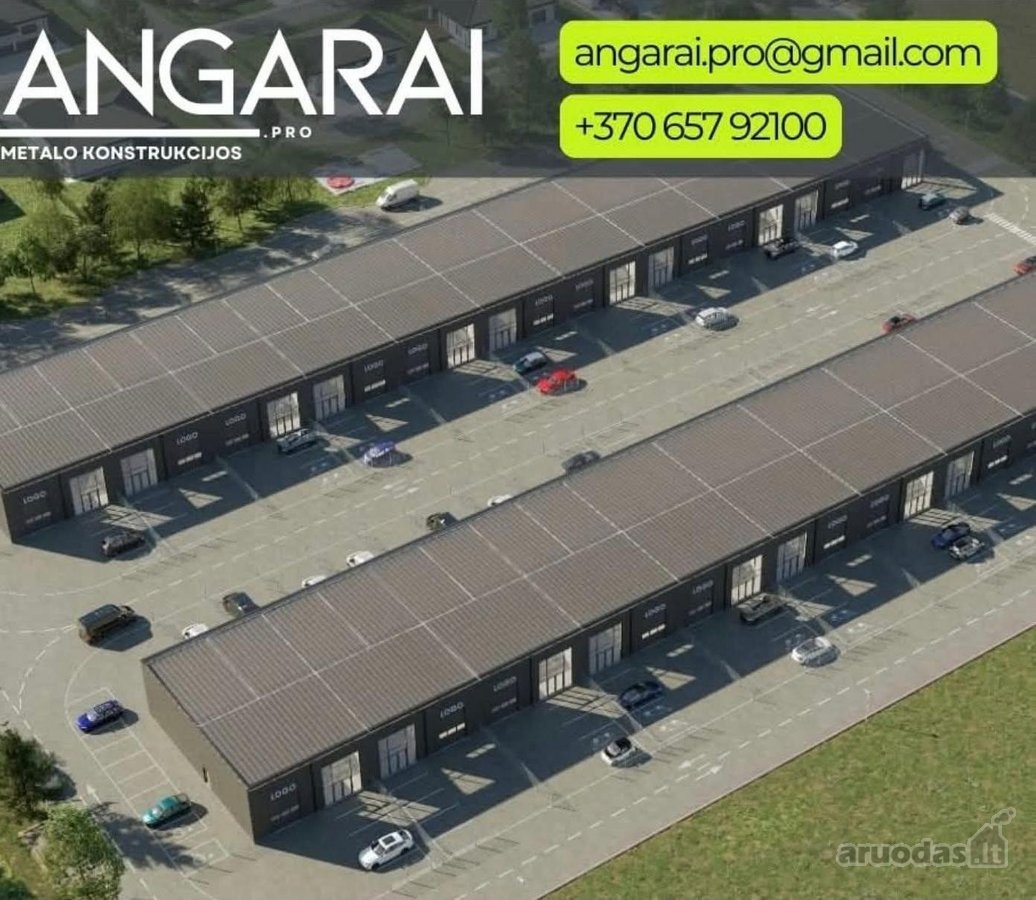 Parduodami naujai statomi angarai, - nuotraukos Nr. 4