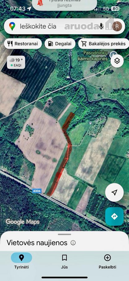 Parduodu 0,80ha žemės ūkio paskirties sklypą - nuotraukos Nr. 3