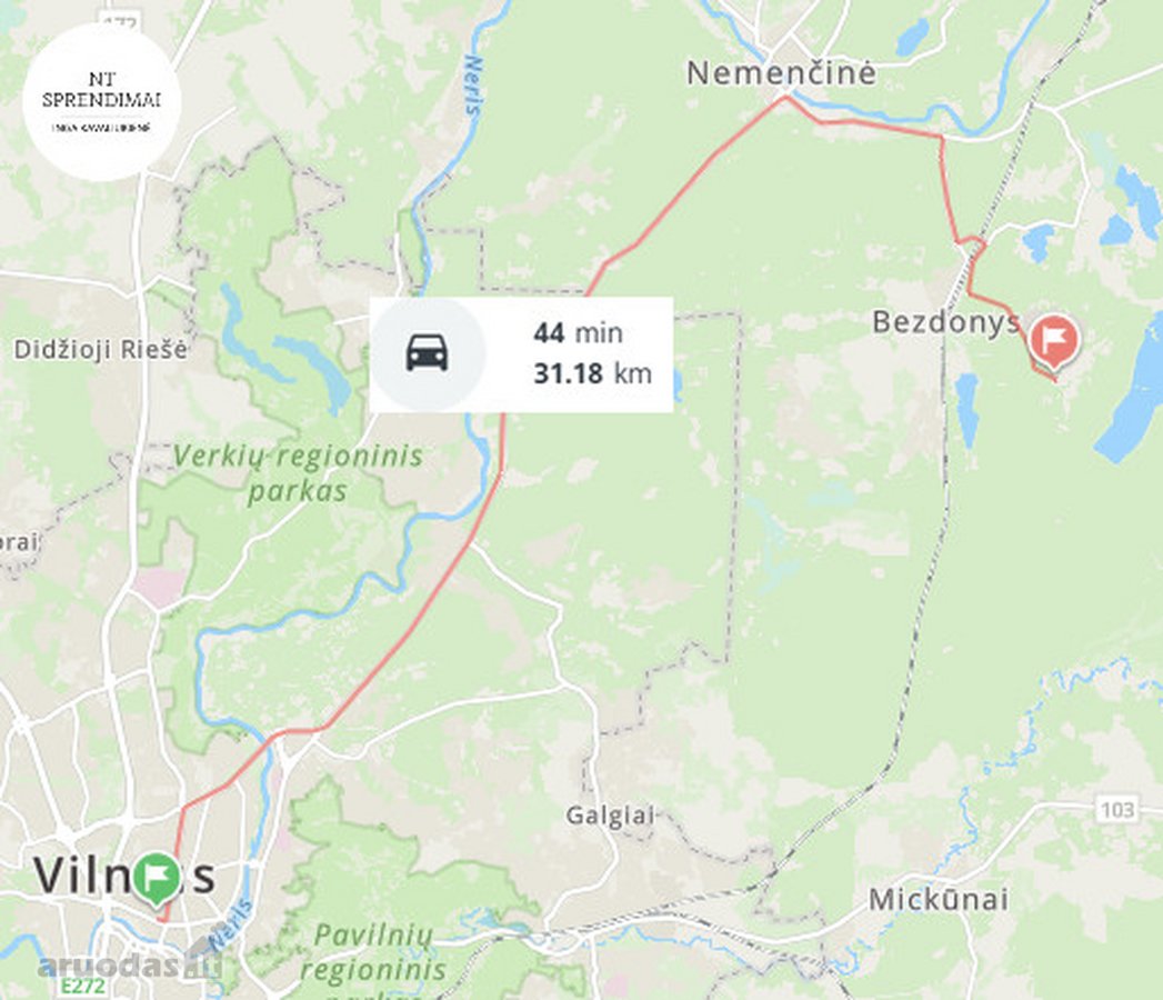 Miškų apsupty, parduodamas beveik hektaras - nuotraukos Nr. 9