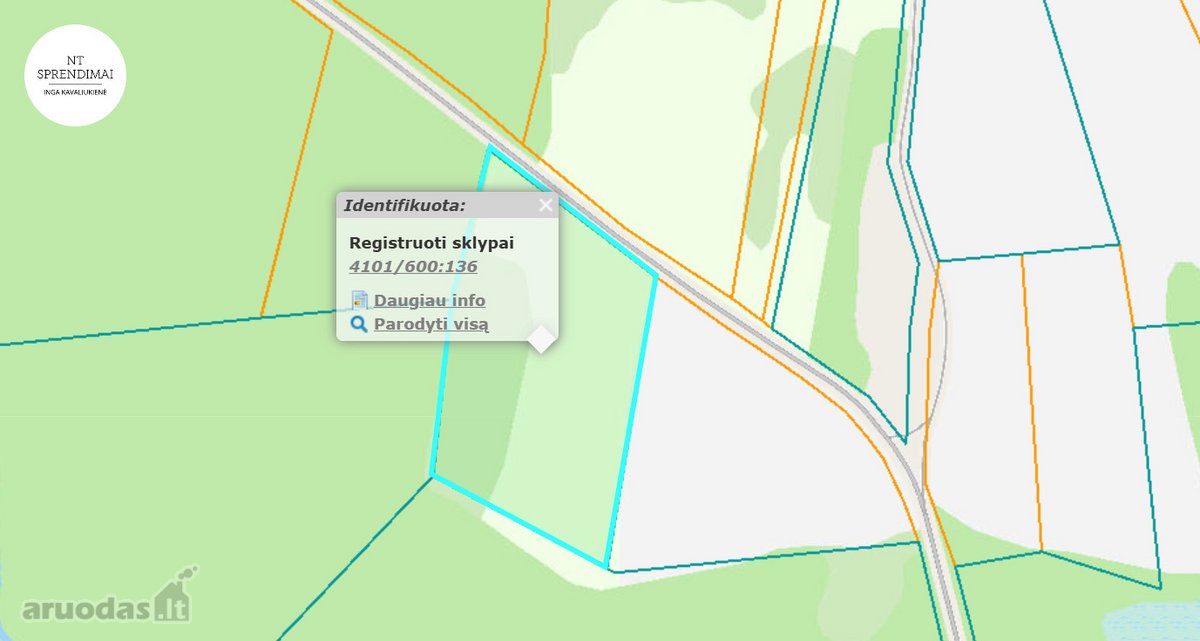 Miškų apsupty, parduodamas beveik hektaras - nuotraukos Nr. 8