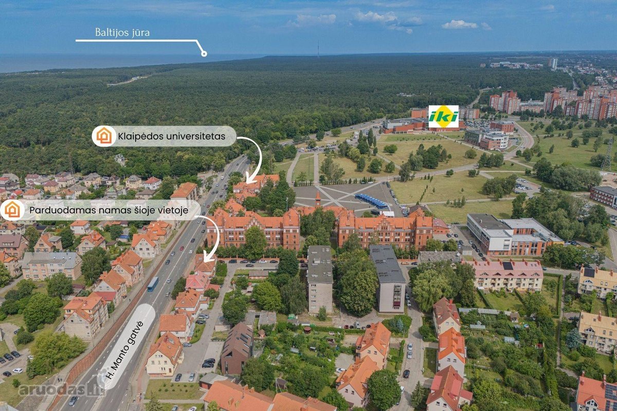 Parduodamas namas Klaipėdoje - gyvenamasis