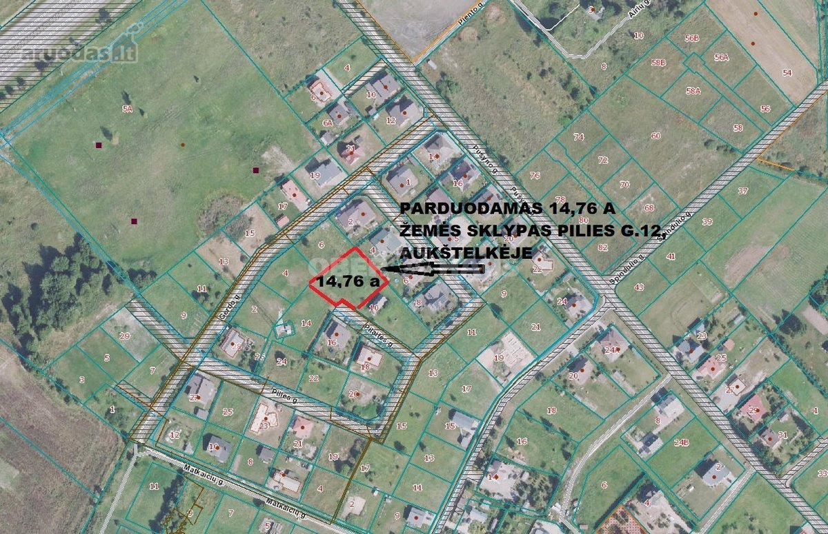 Aukštelkėje, Puikioje Vietoje, Parduodamas 14 - nuotraukos Nr. 3