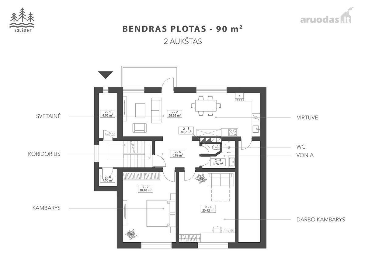 Butas su nuosavu žemės sklypu, Lazdijų g. 57, - nuotraukos Nr. 21