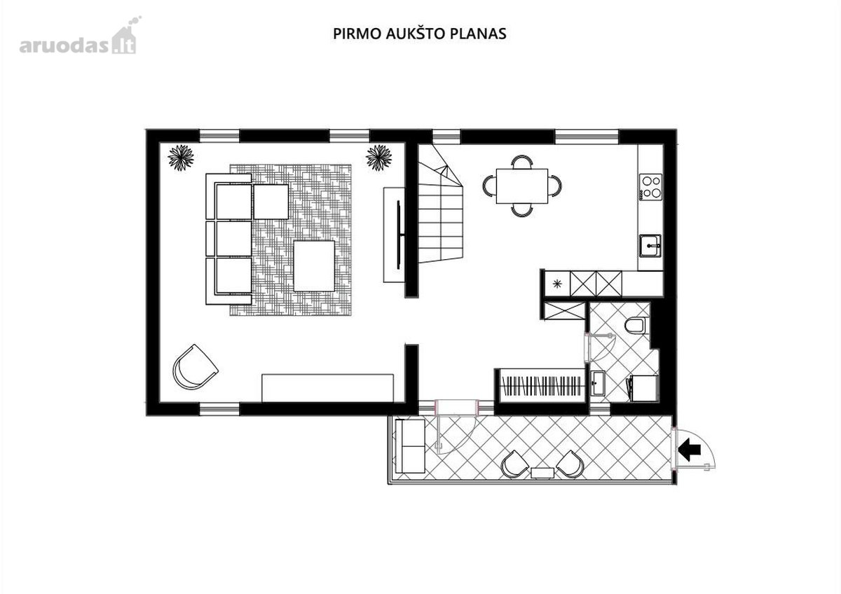 Parduodamas 125 kv.m. butas pačioje Vilniaus - nuotraukos Nr. 19