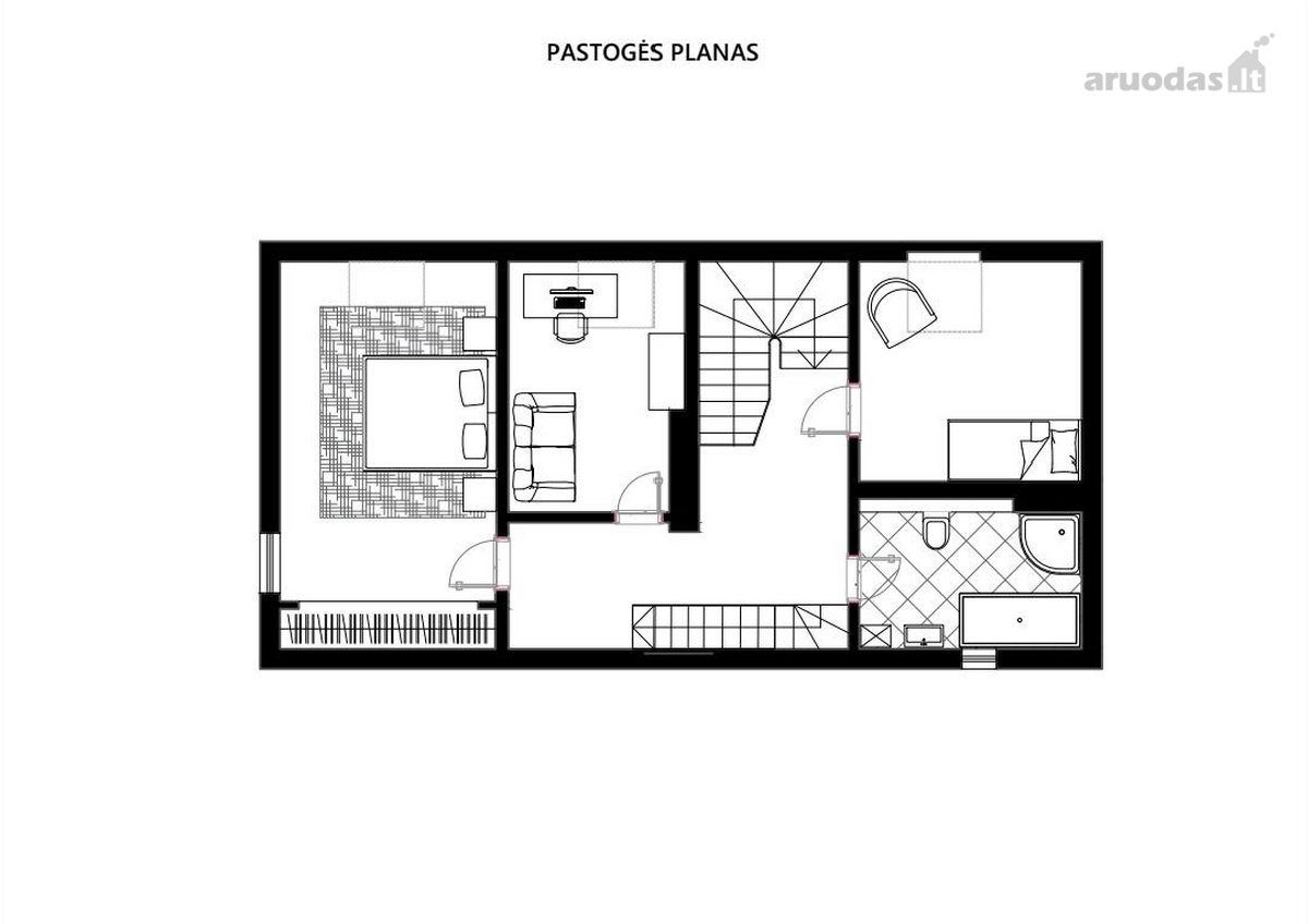 Parduodamas 125 kv.m. butas pačioje Vilniaus - nuotraukos Nr. 20
