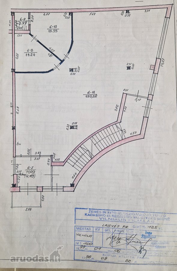 Išnuomojamos 183,24 Kv.m. Administracinės / - nuotraukos Nr. 21