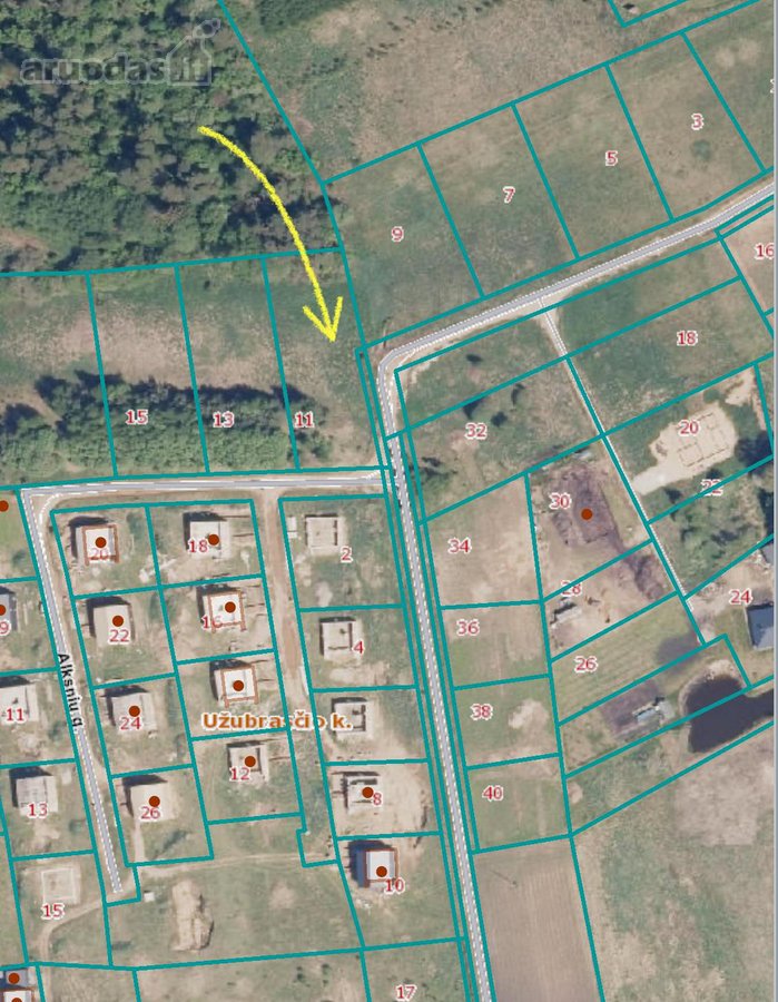 Parduodamas sklypas Užubrasčio k., Vilniaus