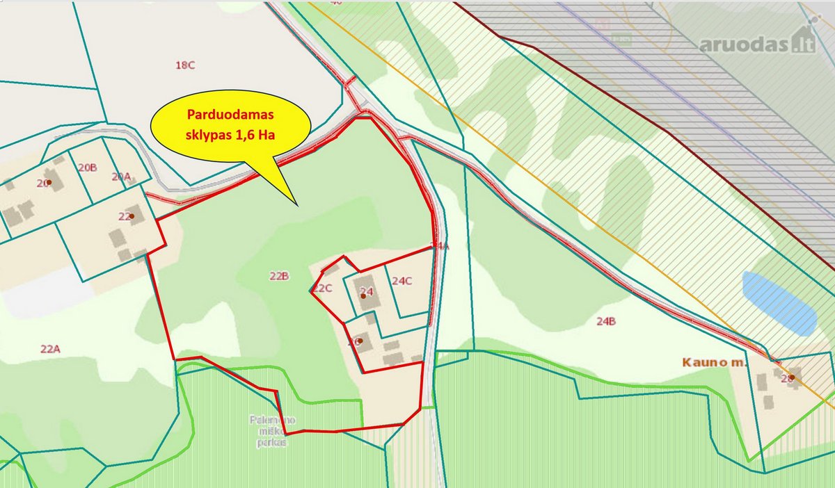 Parduodamas 1,6 Ha sklypas netoli Kauno marių ! - nuotraukos Nr. 8