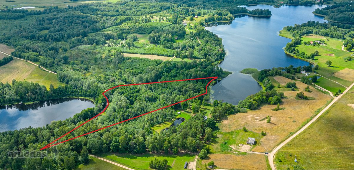 Parduodamas Žemės Sklypas Tarp Dviejų Ežerų -