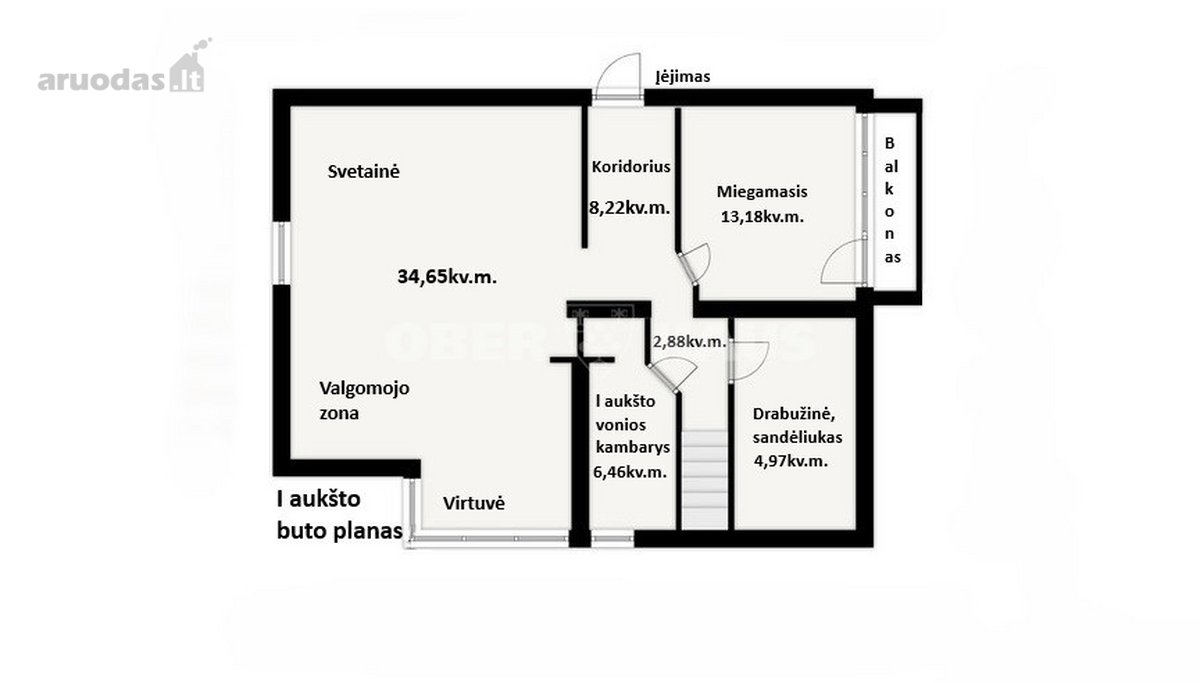Parduodamas jaukus ir saulėtas dviejų aukštų - nuotraukos Nr. 18