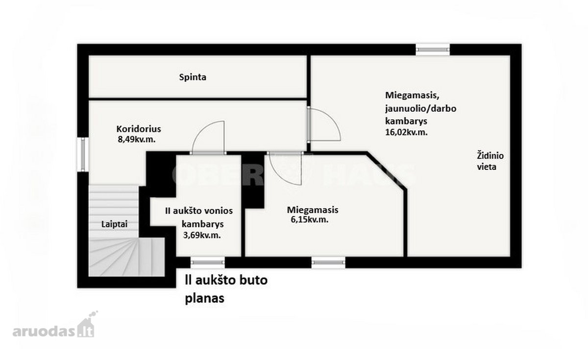 Parduodamas jaukus ir saulėtas dviejų aukštų - nuotraukos Nr. 19
