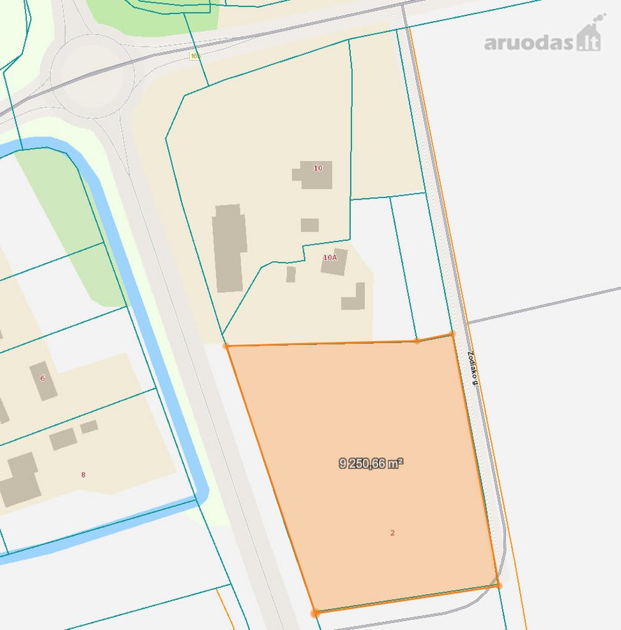 Parduodamas 92 arų sklypas strategiškai