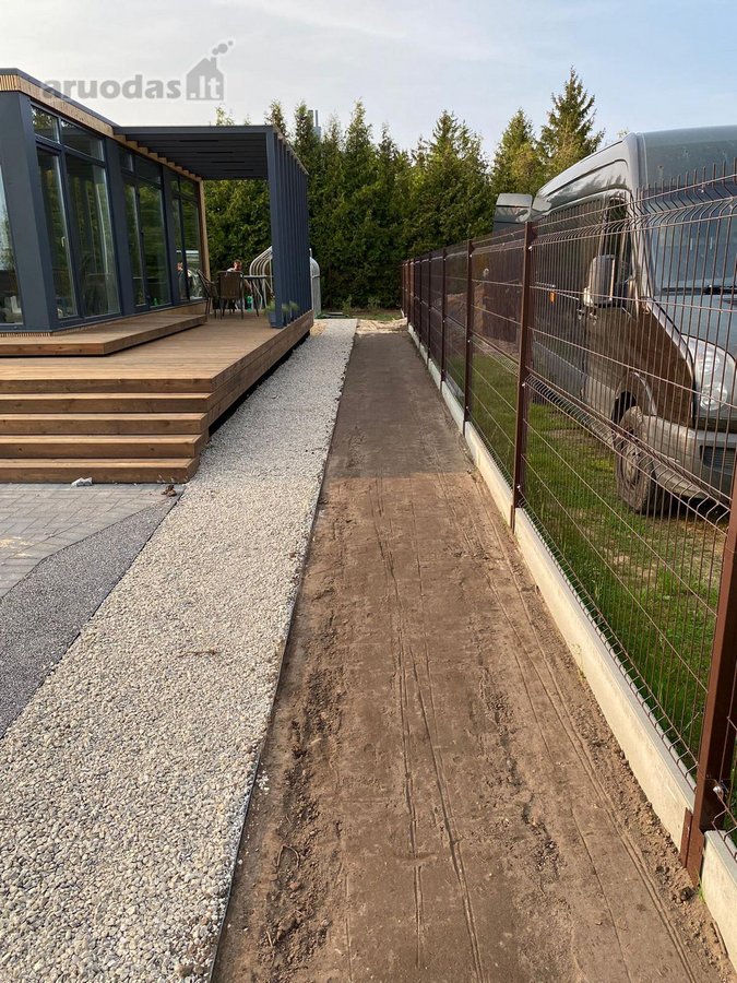 Parduodas sklypas su moduliniu namu – - nuotraukos Nr. 3