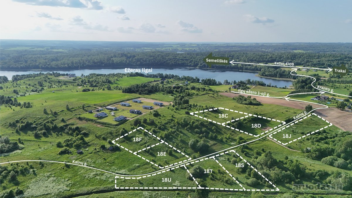 Parduodami namų valdos sklypai Kalnų g. 18,