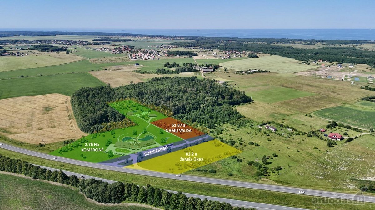 Parduodamas komercinės paskirties sklypas su - nuotraukos Nr. 6
