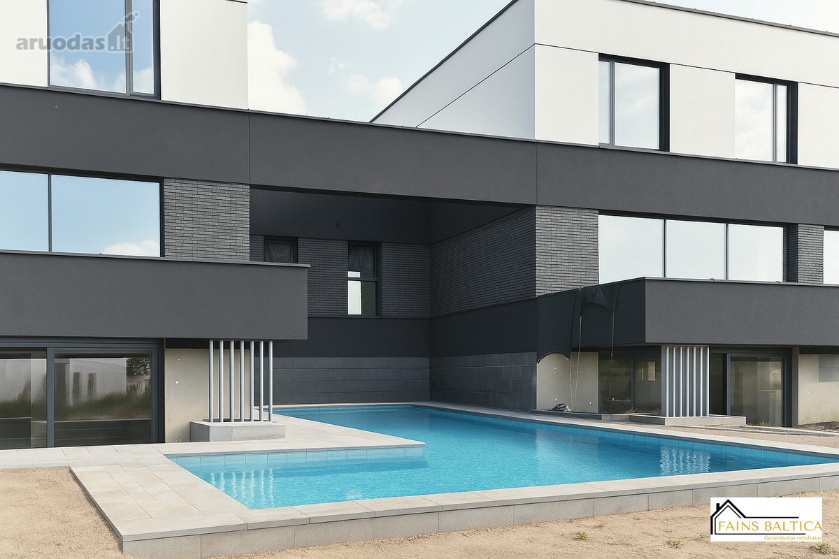 Parduodamas modernios architektūros dvibutis