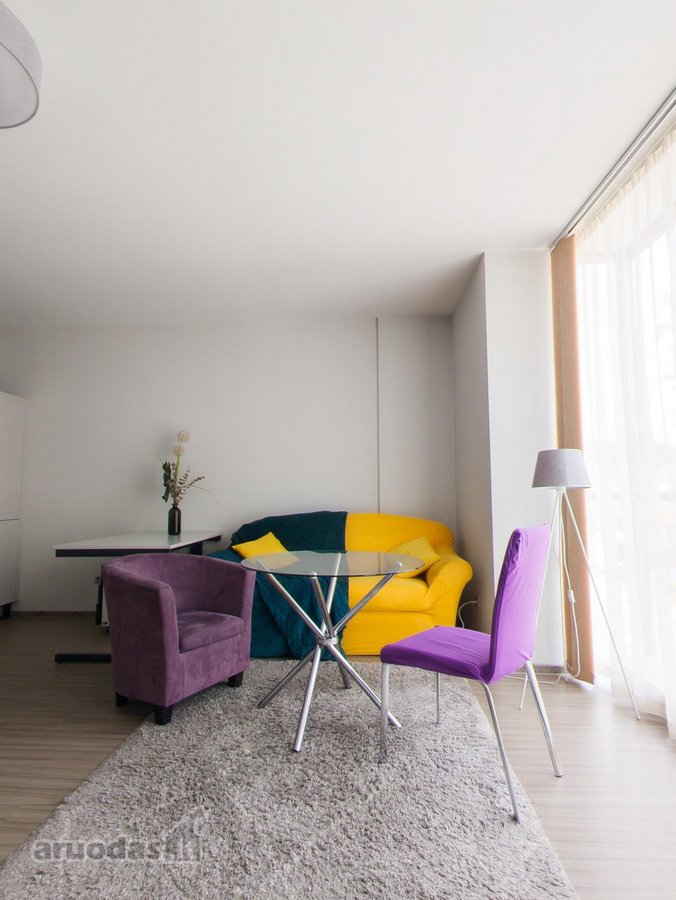 Išnuomojamas jaukus 41 m² studio tipo butas - nuotraukos Nr. 2
