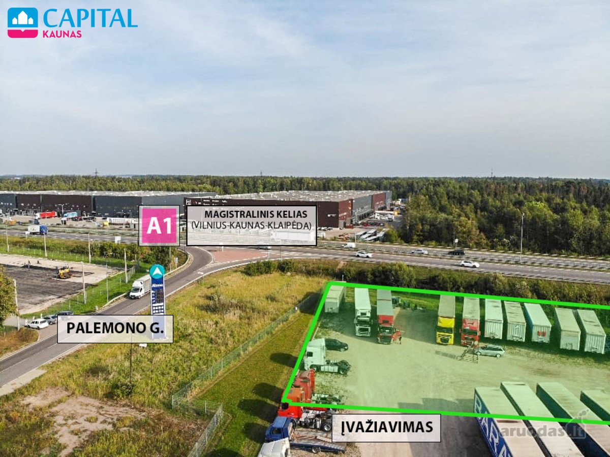 Nuomojama Aptverta Ir Apšviesta 50 Arų Aikštelė - nuotraukos Nr. 4