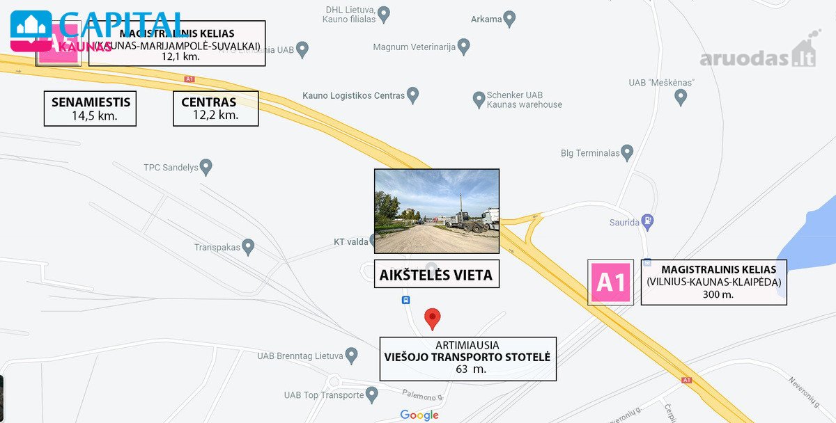 Nuomojama Aptverta Ir Apšviesta 50 Arų Aikštelė - nuotraukos Nr. 8