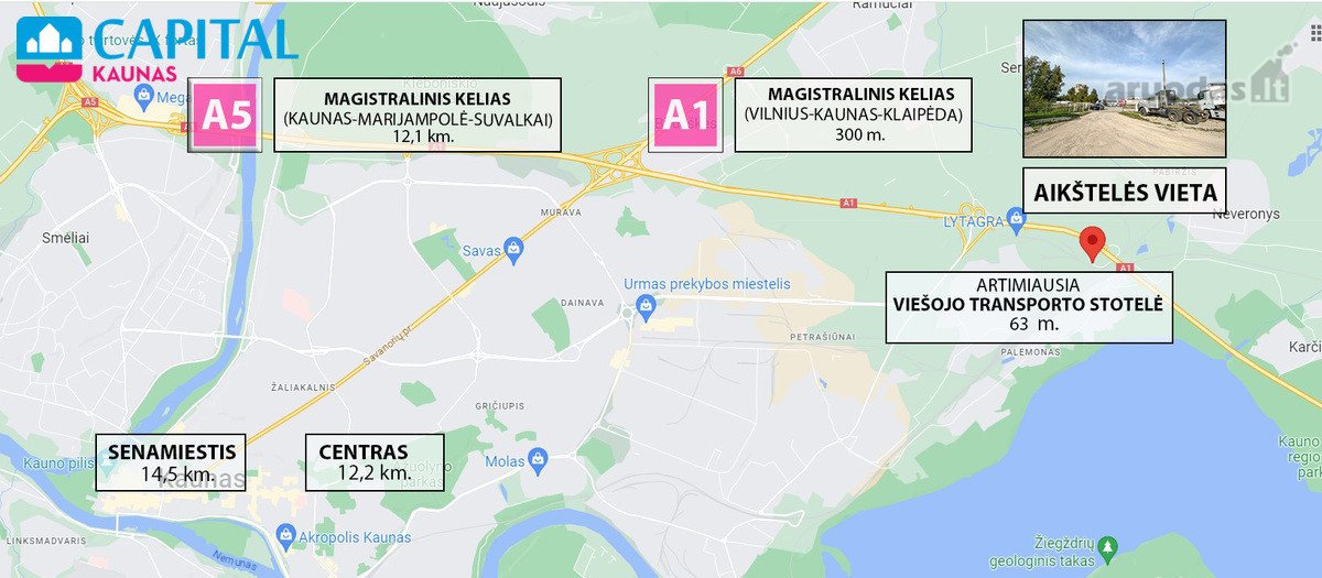 Nuomojama Aptverta Ir Apšviesta 50 Arų Aikštelė - nuotraukos Nr. 9