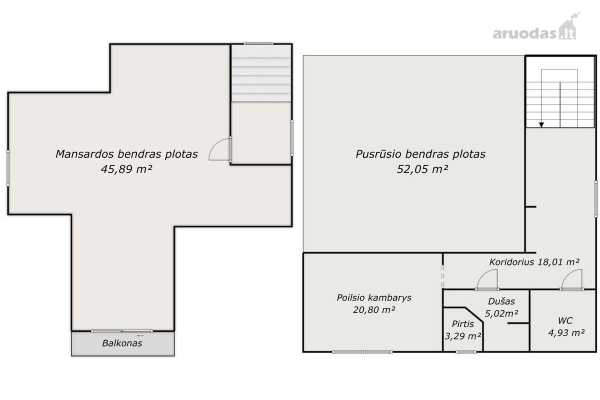 Parduodamas pilnai įrengtas 205,10 m² bendro - nuotraukos Nr. 32