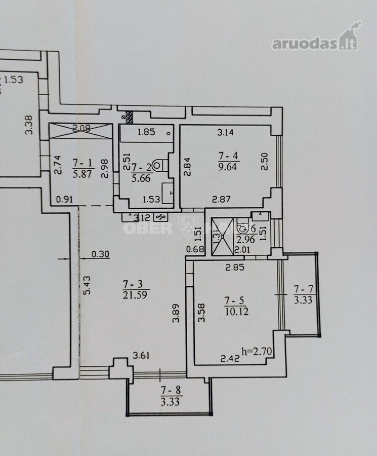T. Kosciuškos g. 17 name, parduodamas pilnai - nuotraukos Nr. 15