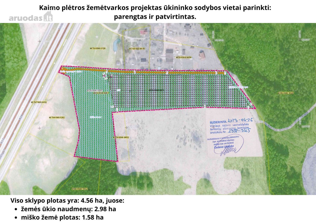 Parduodamas Didelis Sklypas Molėtų Plente