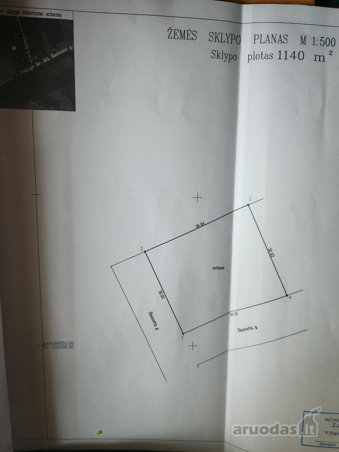 Parduodamas namų valdos sklypas 11.4a.