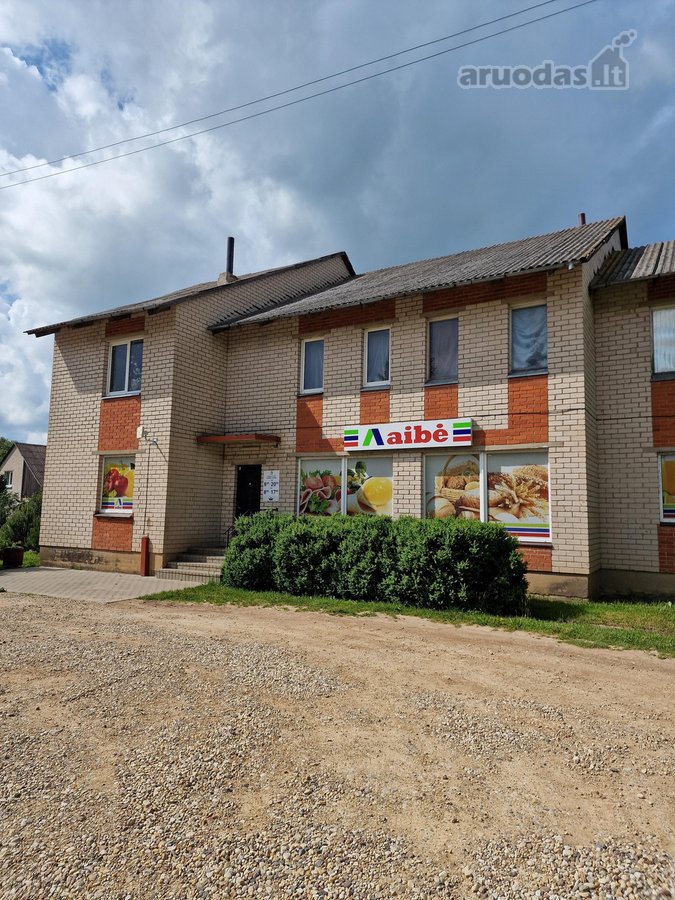 Parduodama veikianti maisto prekių parduotuvė