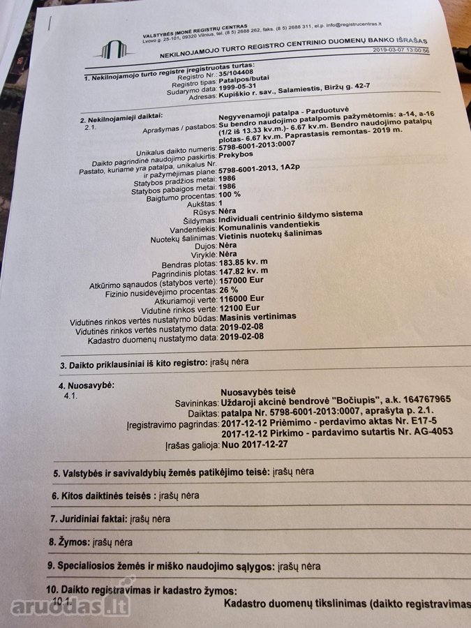 Parduodama veikianti maisto prekių parduotuvė - nuotraukos Nr. 5