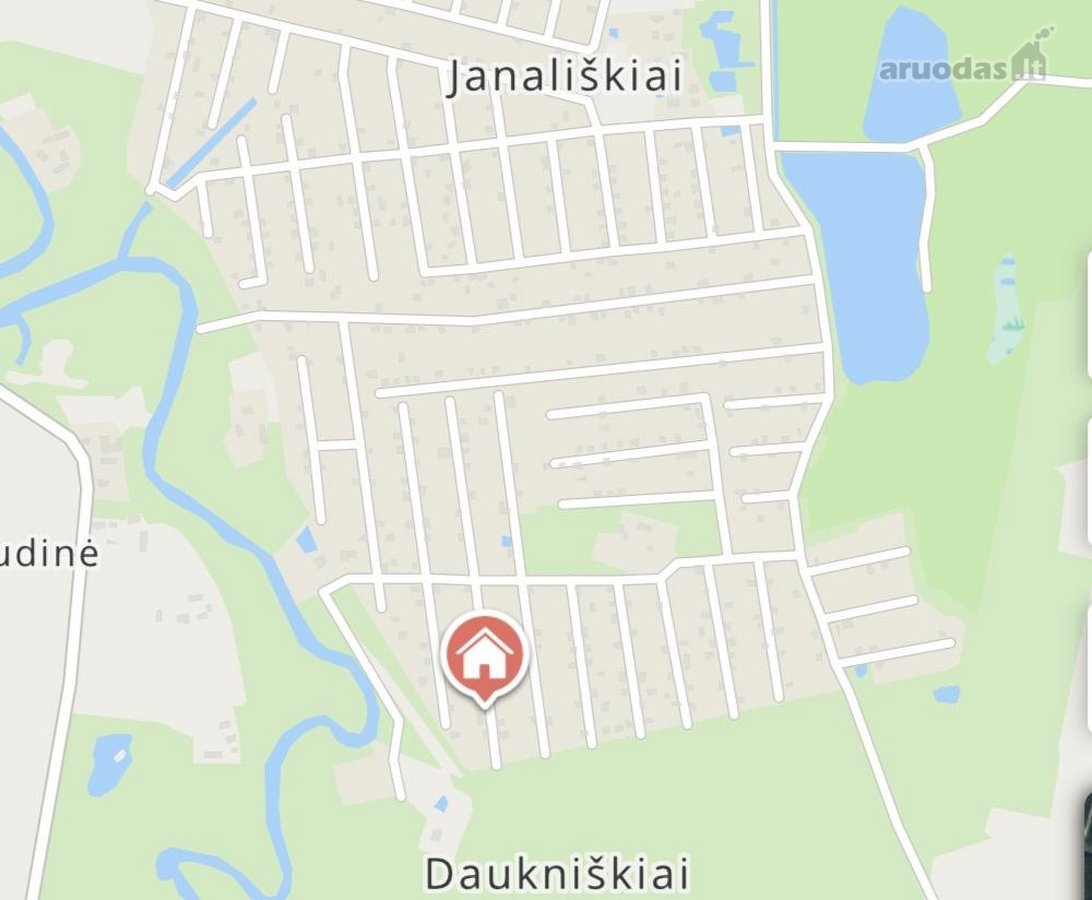 Įteisintas namelis su sklypu