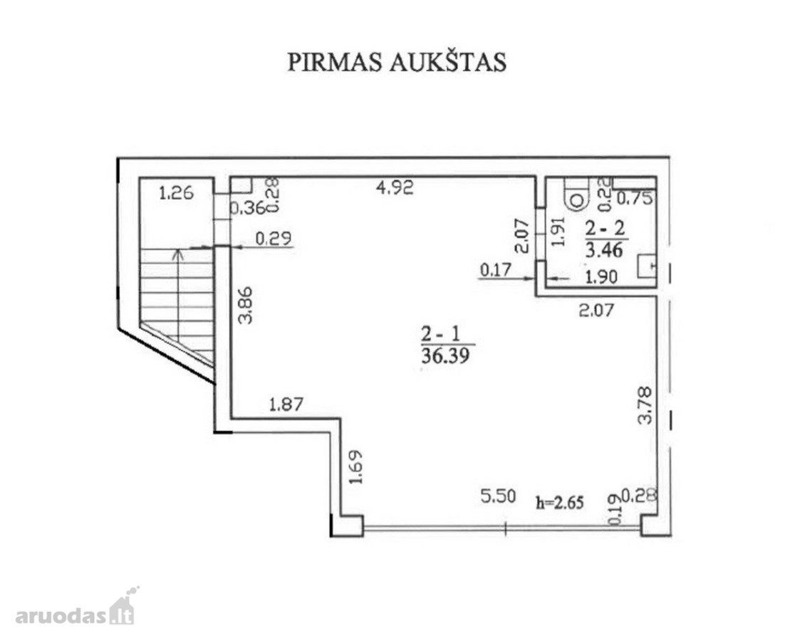 Parduodamos 81 kv.m Patalpos Laisvės Alėjoje - nuotraukos Nr. 12